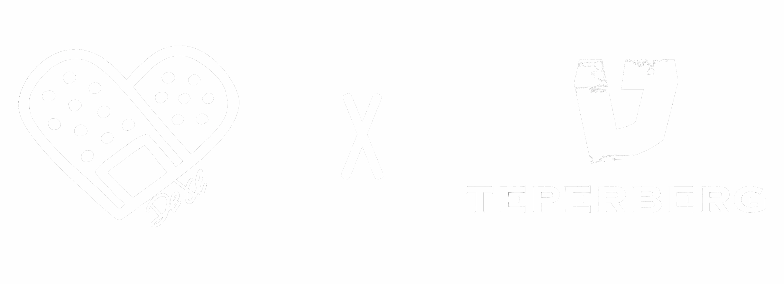 Dede X Teperberg Scrolled light version of the logo (Link to homepage)